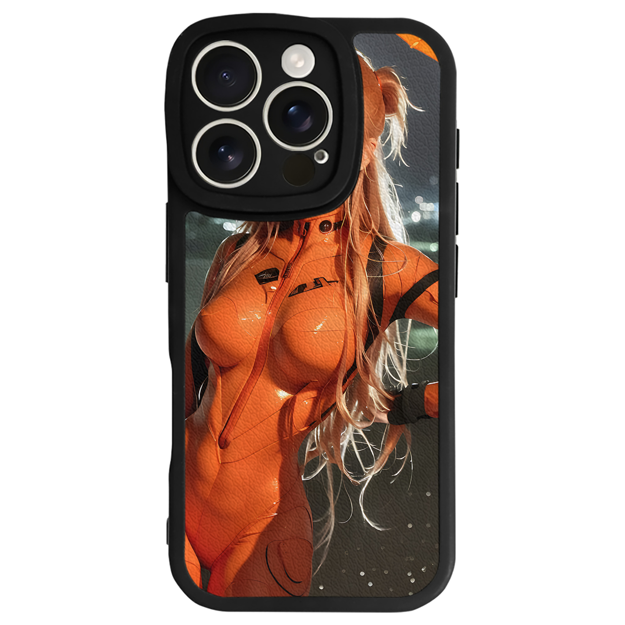 （画像用） EVA 新世紀エヴァンゲリオン 【iPhone 16シリーズ対応】シリコンスマホケース（レザー調） 材質：シリコン
